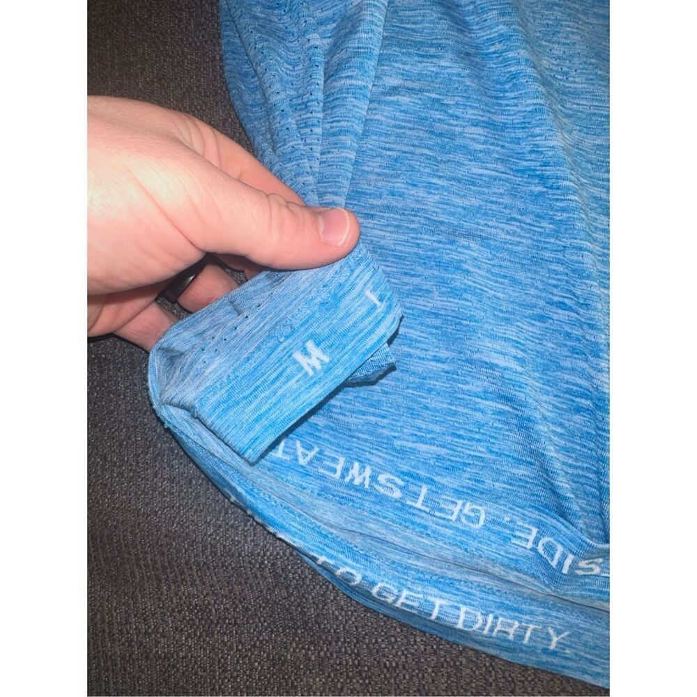 Men's Lululemon Mental Vent Long Sleeve Tshirt Blue Medium - Picture 4 of 4